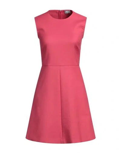 Red Valentino Woman Mini Dress Magenta Size 8 Cotton, Polyamide, Elastane