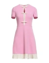 Red Valentino Woman Mini Dress Pink Size 4 Acetate, Viscose, Elastane In Pink
