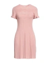 Red Valentino Woman Mini Dress Pink Size L Virgin Wool In Pink