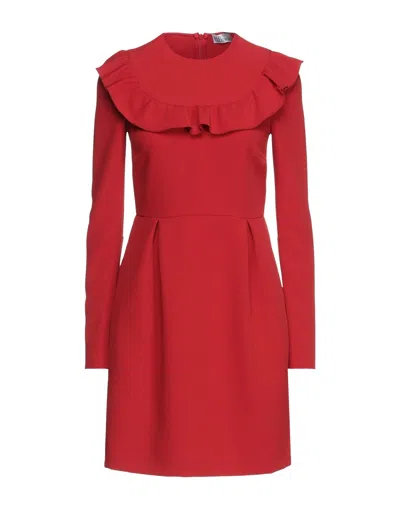 Red Valentino Short Dresses In Red