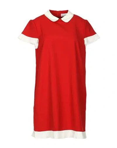 Red Valentino Woman Mini Dress Red Size 6 Polyester, Viscose, Elastane