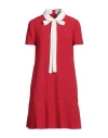 Red Valentino Woman Mini Dress Red Size 8 Acetate, Viscose, Polyester
