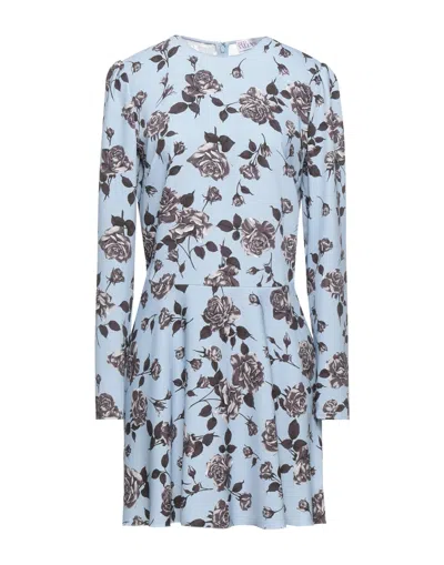 Red Valentino Short Dresses In Blue