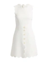 Red Valentino Woman Mini Dress White Size 0 Polyester In White