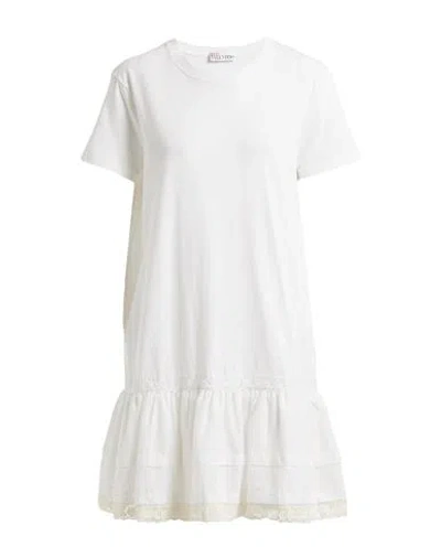 Red Valentino Woman Mini Dress White Size L Cotton
