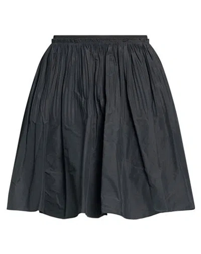 Red Valentino Woman Mini Skirt Black Size 2 Cotton, Polyester