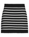 Red Valentino Woman Mini Skirt Black Size L Polyester, Wool, Viscose, Cashmere In Black