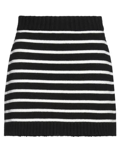 Red Valentino Woman Mini Skirt Black Size L Polyester, Wool, Viscose, Cashmere