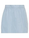 Red Valentino Woman Mini Skirt Sky Blue Size 8 Polyester
