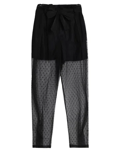 Red Valentino Pants In Black