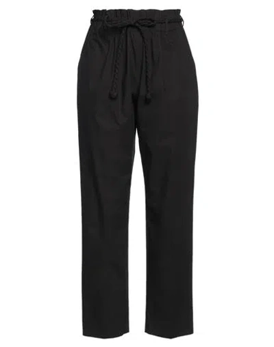 Red Valentino Woman Pants Black Size 10 Cotton, Elastane