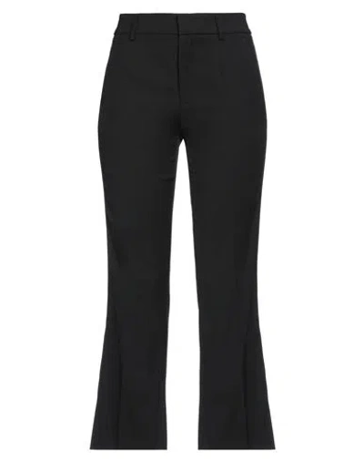 Red Valentino Woman Pants Black Size 2 Viscose, Virgin Wool, Elastane, Polyester