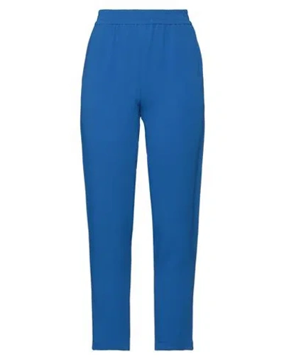 Red Valentino Woman Pants Bright Blue Size 2 Acetate, Viscose, Elastane