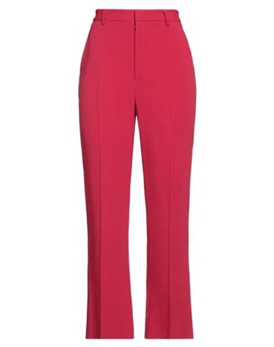 Red Valentino Woman Pants Burgundy Size 6 Acetate, Viscose, Elastane