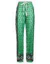 Red Valentino Woman Pants Green Size 6 Silk, Cotton