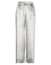 Red Valentino Woman Pants Grey Size 6 Viscose, Silk In Grey