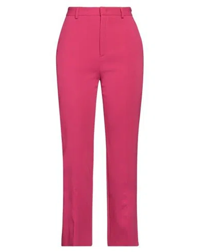 Red Valentino Woman Pants Magenta Size 6 Acetate, Viscose, Elastane