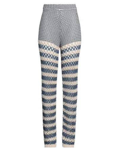 Red Valentino Woman Pants Pastel Blue Size L Cotton, Acrylic