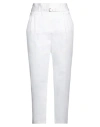 Red Valentino Woman Pants White Size 10 Cotton, Elastane