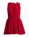 Red Valentino Woman Playsuit Burgundy Size 4 Polyester, Elastane