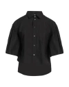 Red Valentino Woman Shirt Black Size 8 Cotton, Polyester