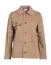 Red Valentino Woman Shirt Camel Size 0 Cotton, Elastane
