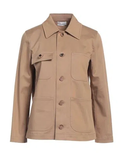 Red Valentino Woman Shirt Camel Size 0 Cotton, Elastane