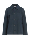 Red Valentino Woman Shirt Navy Size 6 Cotton, Elastane