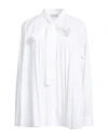 Red Valentino Woman Shirt White Size 8 Cotton, Polyester