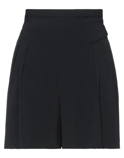 Red Valentino Woman Shorts & Bermuda Shorts Black Size 4 Acetate, Viscose, Elastane