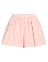 Red Valentino Woman Shorts & Bermuda Shorts Blush Size 0 Polyester In Pink