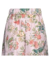 Red Valentino Woman Shorts & Bermuda Shorts Lilac Size 6 Silk In Pink