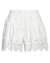 Red Valentino Woman Shorts & Bermuda Shorts Off White Size 2 Cotton, Polyester