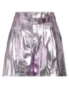 Red Valentino Woman Shorts & Bermuda Shorts Pink Size 2 Lambskin In Pink