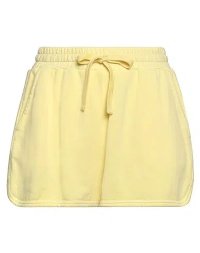 Red Valentino Woman Shorts & Bermuda Shorts Yellow Size S Cotton