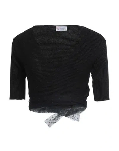 Red Valentino Woman Sweater Black Size M Viscose, Polyamide, Polyresin