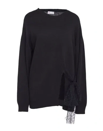 Red Valentino Woman Sweater Black Size S Viscose, Polyamide, Wool, Cashmere