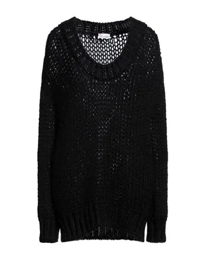 Red Valentino Woman Sweater Black Size S Wool, Mohair Wool