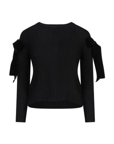 Red Valentino Woman Sweater Black Size Xs Polyamide, Viscose, Wool, Cashmere