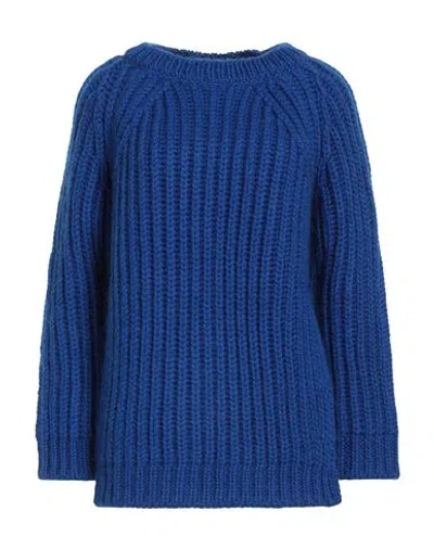 Red Valentino Woman Sweater Blue Size S Wool, Mohair Wool