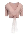 Red Valentino Woman Sweater Blush Size S Viscose, Polyamide, Polyresin In Pink