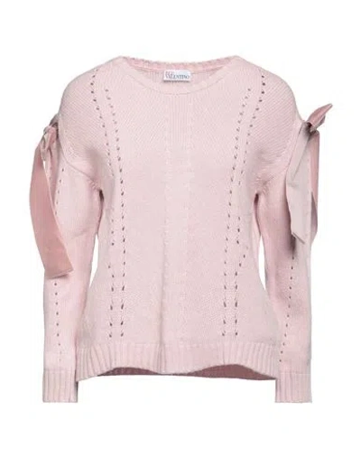Red Valentino Woman Sweater Blush Size M Polyamide, Viscose, Wool, Cashmere In Pink