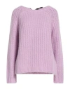 Red Valentino Woman Sweater Lilac Size L Acrylic, Mohair Wool, Polyamide, Polyester In Purple