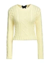 Red Valentino Woman Sweater Yellow Size S Acrylic, Mohair Wool, Polyamide, Polyester, Cotton In Yellow