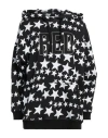 Red Valentino Woman Sweatshirt Black Size S Cotton, Elastane In Black