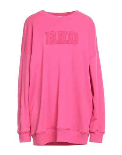 Red Valentino Woman Sweatshirt Fuchsia Size S Cotton In Pink