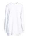 Red Valentino Woman Sweatshirt White Size M Cotton In White