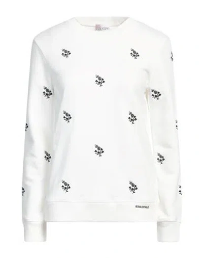 Red Valentino Sweatshirts In White