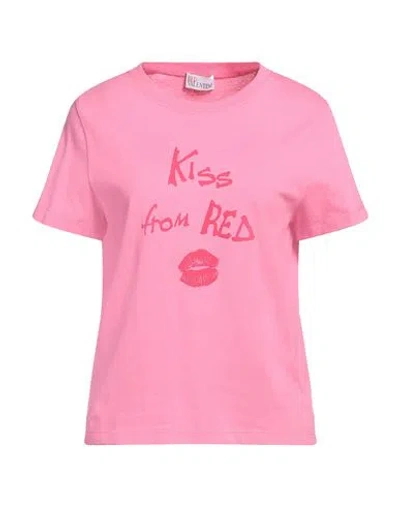 Red Valentino Woman T-shirt Pink Size M Cotton