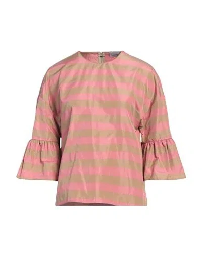 Red Valentino Woman Top Antique Rose Size 2 Polyester In Pink